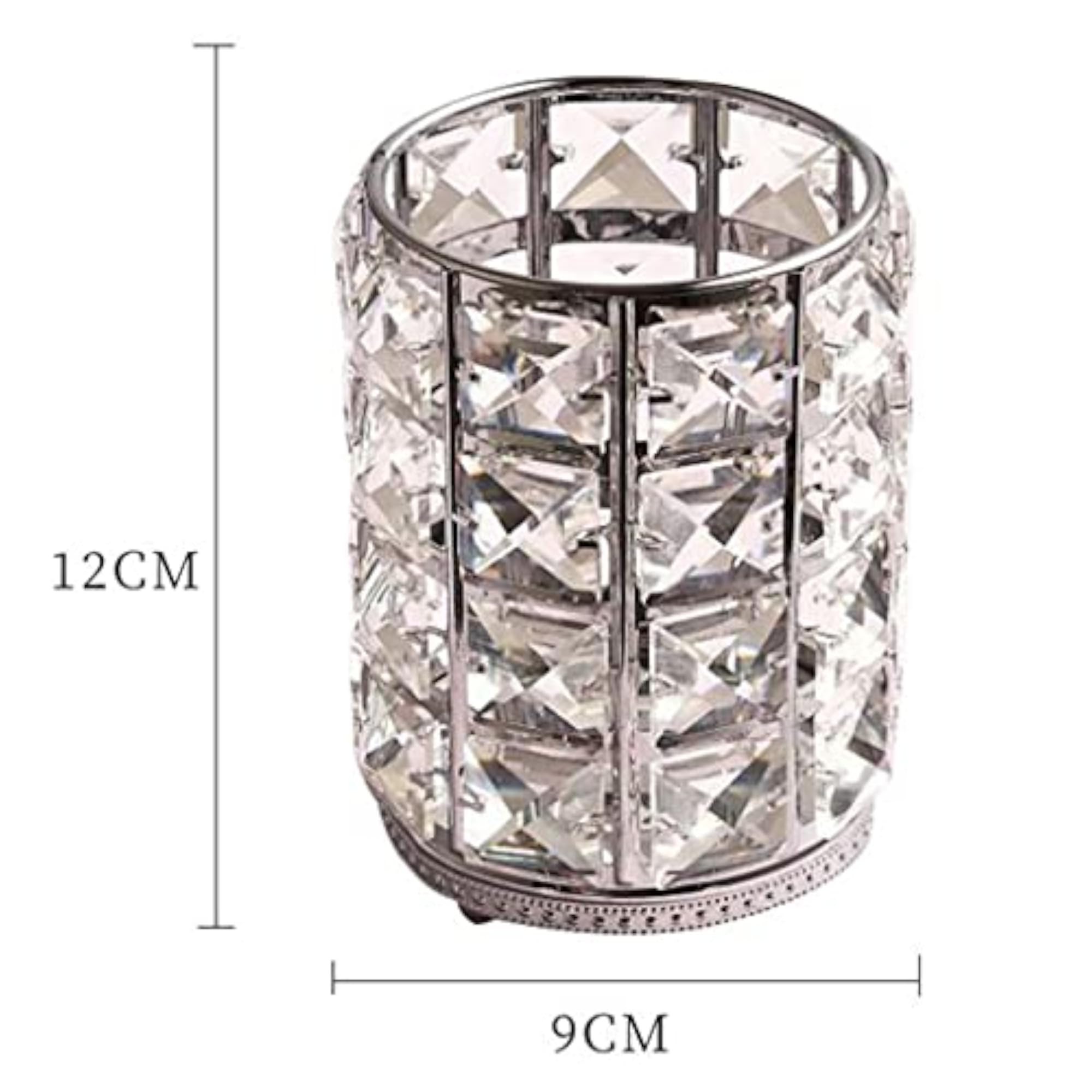 Crystal Makeup Brush Holder Organizer